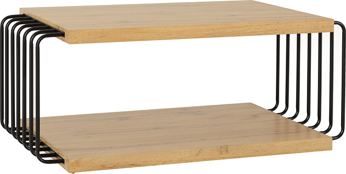 Denver Coffee Table With Light Oak Effect - Click Image to Close